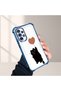 Samsung Galaxy A52/A52S Compatible Transparent Four Corner Silicone Coated Glossy Edge Case - 4