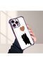iPhone 15 Pro Compatible Transparent Four Corner Silicone Coated Glossy Edge Case - 5
