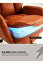 Ergonomic Office Chair 400LBS with Footrest & Recline, High Back Computer Chair (Brown) - 4
