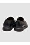 EVA Sole Genuine Leather Textured Black Lace-Up Men's Casual Shoes - 3
