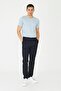Navy Blue Modern Cut Men's Casual Sports Trousers - 5