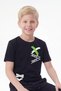 X White Printed Round Neck Short Sleeve Boys' T-Shirt - 3
