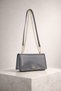 Women's Patent Leather Chain Detail Shoulder Bag – Shiny Mini Bag |   Mt1451