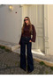 Navy Blue Wide Leg Jean - 24124 - 3