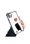 Realme C11 2021 Compatible Transparent Four Corner Silicone Coated Glossy Edge Case - 2