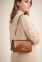 Women's Patent Leather Chain Detail Shoulder Bag – Shiny Mini Bag |   Mt1451 - 2