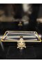 Gold Footed Baton Pastry Cake Service 30x15x12cm