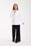 4568-Nursing Detail Long Sleeve Cotton Maternity Wear Shirt - 6