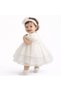 Baby Girl Tulle Princess Dress with Floral Detail, Birthday and Special Occasion Dress - 5