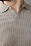 Mink Slim Fit Polo Collar Knitwear Men's T-Shirt E7472 - 3