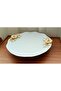 Metal Legged Daisy Semazen Porcelain Cake Serving Bowl Kura Piped K - 3