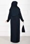 Taşıma Bag Piece Hijab Prayer Dress Navy Blue - 4