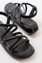 Zri̇n-841-841 Black Elastic Women's Daily Sandals - 5