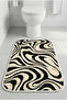 Multi-Purpose Shower Mat Non-Slip Foot Mat 60X100 Modern Patterned Soft Base - 4