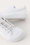 Women's daily white Sneakers lace-up comfortable sports shoes