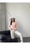 Lace Detailed Crew Neck Long Sleeve Premium Knitwear Cardigan - 5