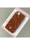 iPhone 7/8/Se 2020 2022 Compatible Stylish Leopard Printed Pack, Leather Textured Phone Case