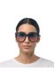Roma Unisex Sunglasses Black / Lens: Blue/Pink Gradient - 2