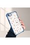 iPhone 7/8/Se 2020 2022 Compatible Transparent Four Corner Silicone Coated Glossy Edge Case - 5