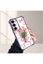 Samsung Galaxy S23 Compatible Transparent Four Corner Silicone Coated Glossy Edge Case - 4