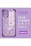 Samsung Galaxy M12/A12 Compatible Transparent Four Corner Silicone Coated Glossy Edge Case