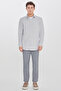 Men's Gray Cotton Pack Comfort Fit Relaxed Cut Classic Collar Knitted Shirt - 2