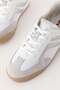 Women's daily white Sneakers lace-up comfortable sports shoes