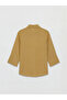Lcw Everyday Khaki Striped Poplin Women's Shirt - 6