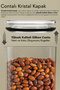 Pure Kare Storage Container - Transparent Mica Airtight Food and Grain Container with Sealed Lid 1000ml - 3