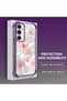 Samsung Galaxy A35 Compatible Transparent Four Corner Silicone Coated Glossy Edge Case - 3