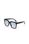 Roma Unisex Sunglasses Black / Lens: Blue/Pink Gradient - 5