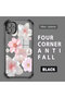 Samsung Galaxy A04 Compatible Transparent Four Corner Silicone Coated Glossy Edge Case