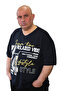 Men's Large Size Relaxed Vibe V-Neck T-Shirt - 2