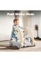 4-in-1 Baby Activity Walker & Play Gym with Piano, Lights, Rattles for 0–36 Months (Grey) - 6