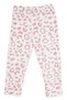 Baby Girl Pink Leopard Printed Piece Knitwear Cardigan Eyelet Embroidery Collar 3-Piece Luxury Set - 4