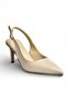 Y572099760 Beige Rustic Stiletto Heel U Women's Shoes - 5