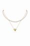Women's Steel Pearl Necklace - 4