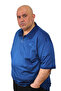 Men's Large Size Premium Mercerized Textured Polo Collar Zipper T-Shirt - 2