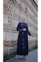 Plus Size Leaf Stone Decorated Mother's Dress - 3