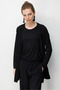 Women's V-Neck Skirt with Diamond Pattern Open Front Fine Knit Cardigan Black - 4