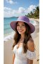 Women's Purple Sun Protection Hat |   Summer Stylish Model - 2