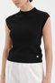 Women's Knitwear High Neck Sleeveless Design Blouse - 4