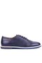 - Genuine Leather Navy Blue Color Casual Men's Shoes - 900-5089