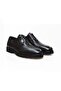 Black Color Lace-Up Genuine Leather Men's Shoes
