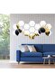 ® 15 Pieces Removable Acrylic Mirror Setting Wall Sticker Decal for Home Living Room Bedroom Dec - 7