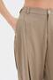 Women's Balloon Fit Pants with Snap Detail Design - 6