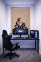 Aesthetic Motor-Biker Wall Covering – Quality Fabric, Gamer Room Decor Tapestry Wall Rug Pieces - 2