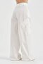 Women's Cargo Pocket Pack Trousers with Pleated Detail on the Front - 8