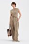Women's Balloon Fit Pants with Snap Detail Design - 5