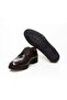 Brown Lace-Up Genuine Leather Men's Shoes - 3